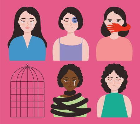 cage and misogynyのイラスト素材