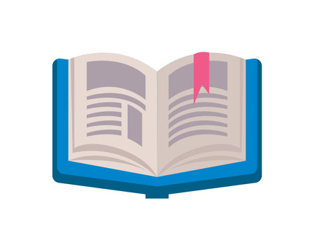 grat blue textbookのイラスト素材