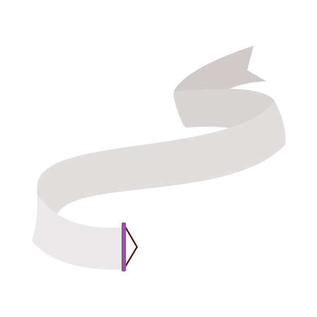 white banner iconのイラスト素材