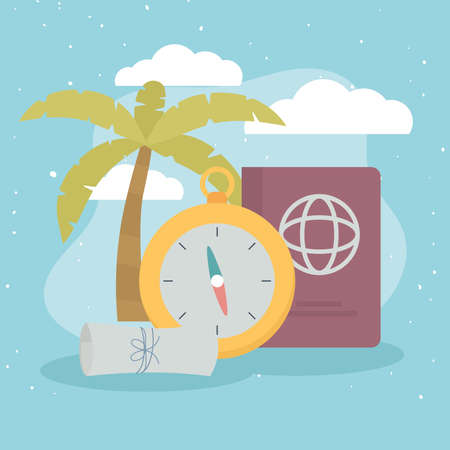 nice compass designのイラスト素材