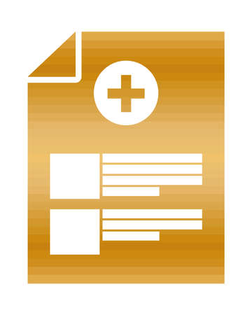 medical report iconのイラスト素材