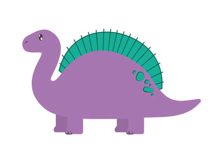 cute spinosaurus dinosaurのイラスト素材