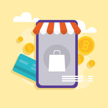 online store imageのイラスト素材