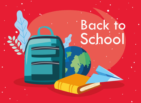 back to school designのイラスト素材