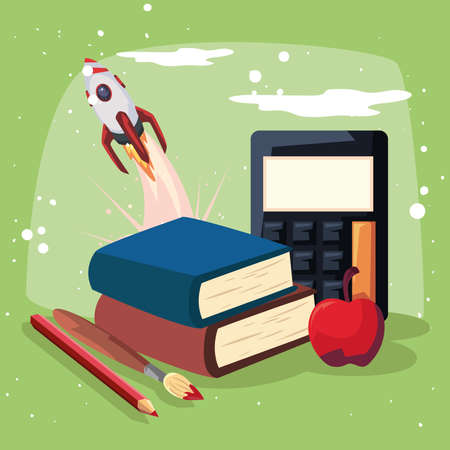 two nice booksのイラスト素材