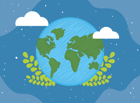 beautiful world imageのイラスト素材