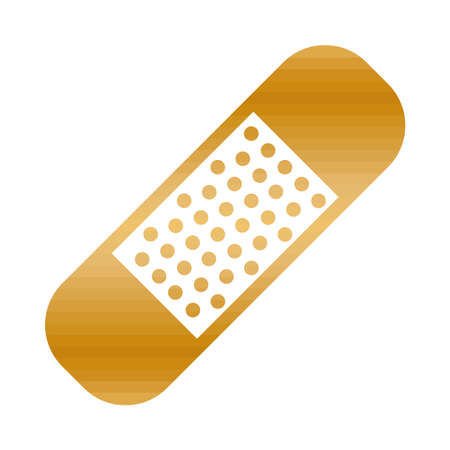 golden plasterのイラスト素材