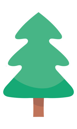 pine tree iconのイラスト素材