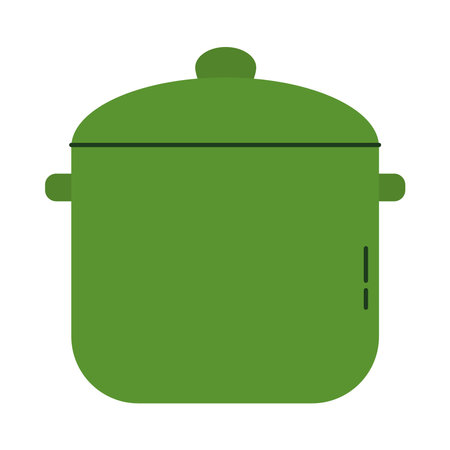 green cooking potのイラスト素材