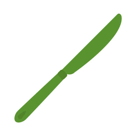 green knife iconのイラスト素材