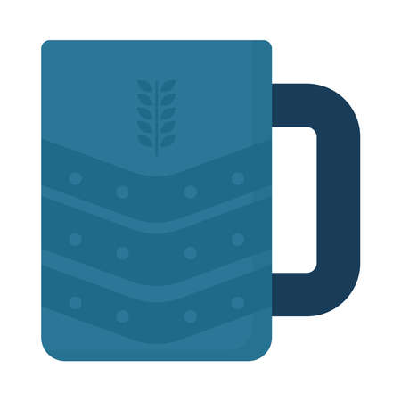 blue mug iconのイラスト素材