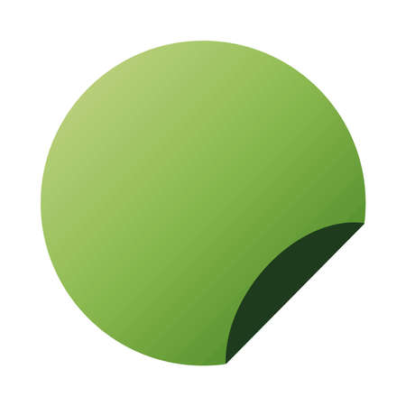 green sticker iconのイラスト素材