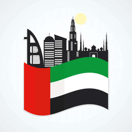 uae national day illustrationのイラスト素材