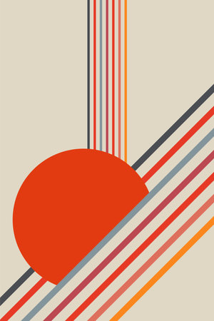 retro background illustrationのイラスト素材