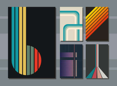 nice retro wallpapersのイラスト素材