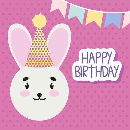 happy birthday cardのイラスト素材