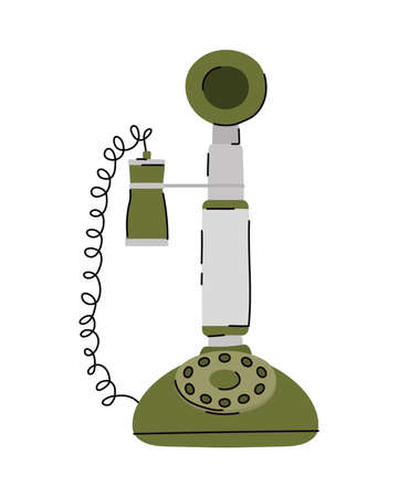 Candlestick Telephone iconのイラスト素材