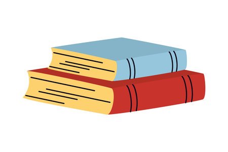 books stack iconのイラスト素材
