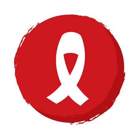 world aids ribbon designのイラスト素材