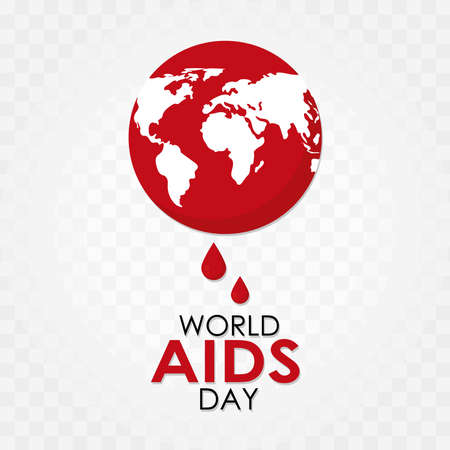 World aids illustrationのイラスト素材