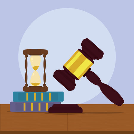 law illustration designのイラスト素材