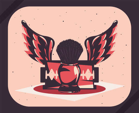 great babershop cartelのイラスト素材