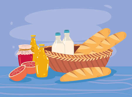 food texture posterのイラスト素材