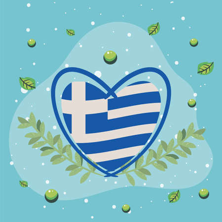 greek love and grapesのイラスト素材