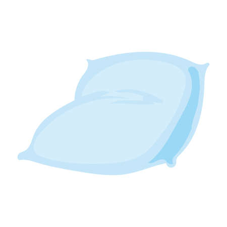 blue pillow designのイラスト素材