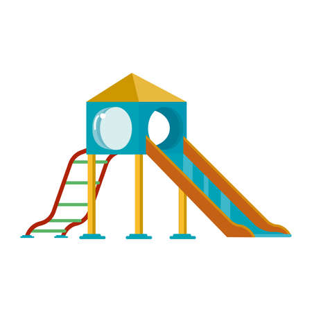 playground slippery designのイラスト素材