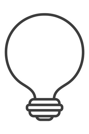 bulb icon imageのイラスト素材