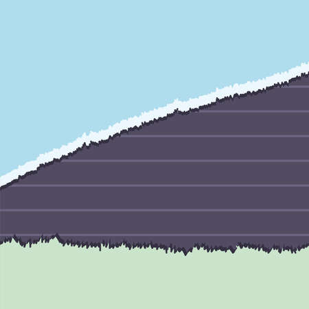 torn papers designのイラスト素材