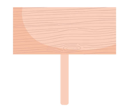 wooden placard iconのイラスト素材