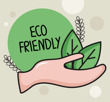 eco friendly illustrationのイラスト素材