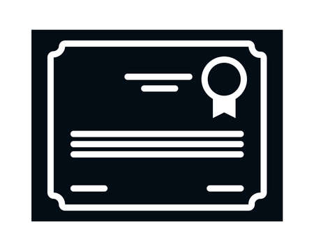 black degree iconのイラスト素材