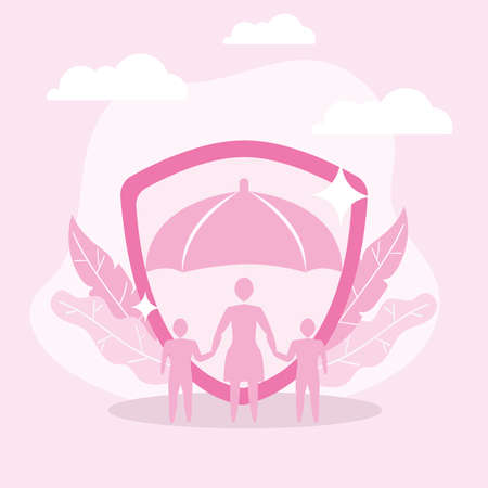 family insurance posterのイラスト素材