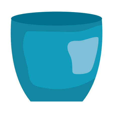 blue plant pot iconのイラスト素材