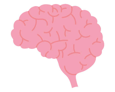 human brain iconのイラスト素材