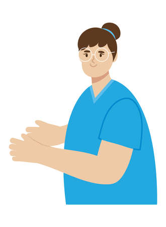 woman doctor iconのイラスト素材