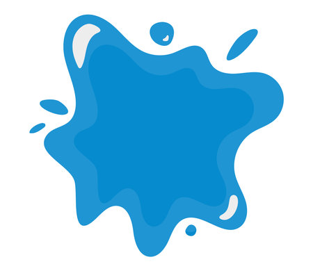 water splash iconのイラスト素材