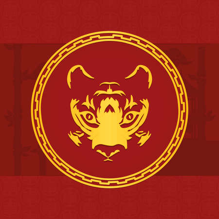 Chinese new year illustrationのイラスト素材