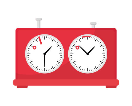 chess clock iconのイラスト素材