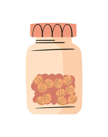 medicine bottle designのイラスト素材