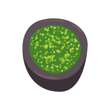 ground matcha teaのイラスト素材