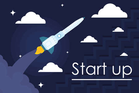 illustration of start upのイラスト素材