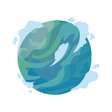 blue planet designのイラスト素材