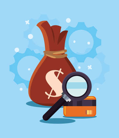 budget management designのイラスト素材