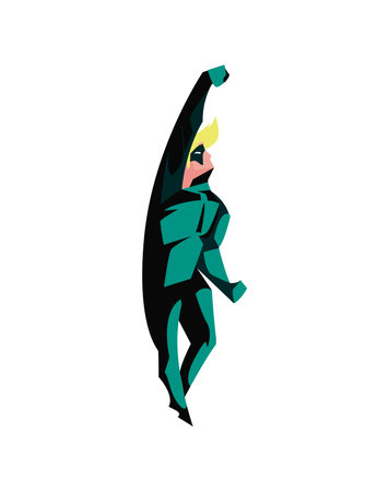 superhero punch designのイラスト素材