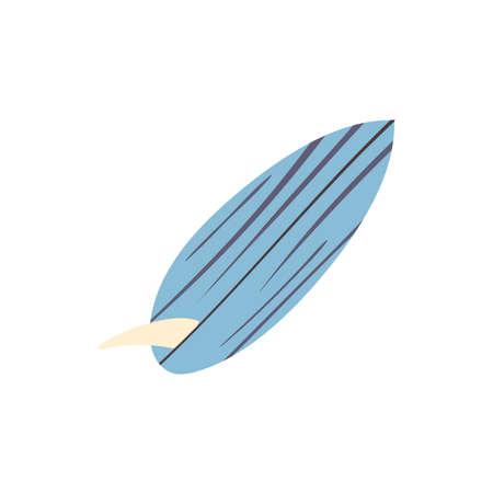 blue surfboard design over whiteのイラスト素材