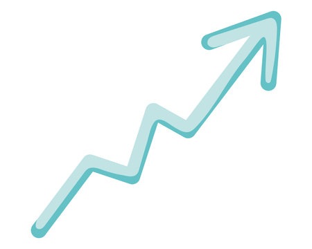ascending financial arrow
